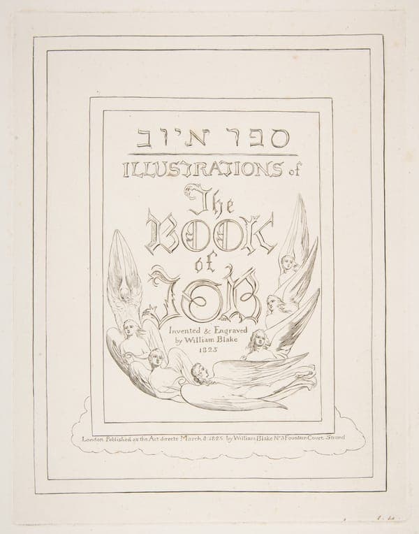 Title Page, from Illustrations of the Book of Job