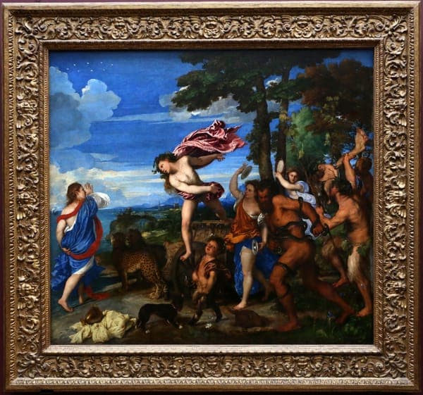Tiziano, bacco e arianna, 1520-23
