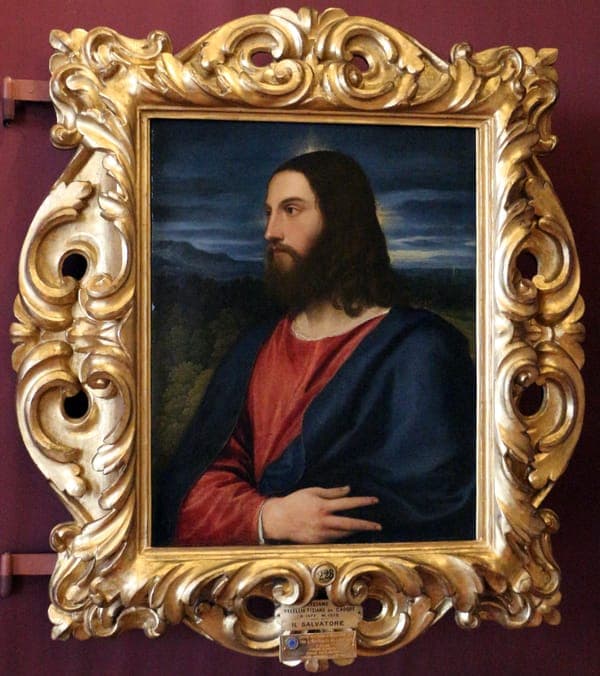 Tiziano, cristo salvatore, 1534, 01