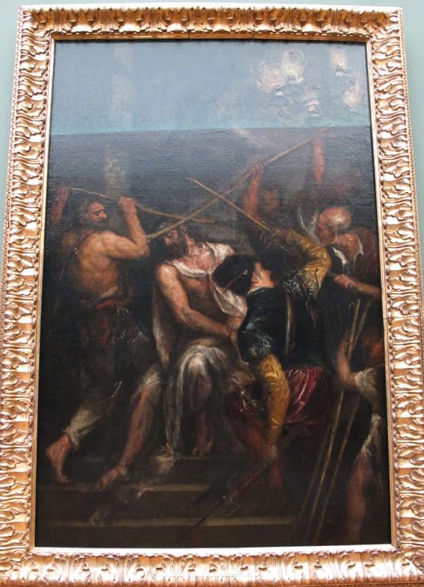 Tiziano, incoronazione di spine, monaco 01