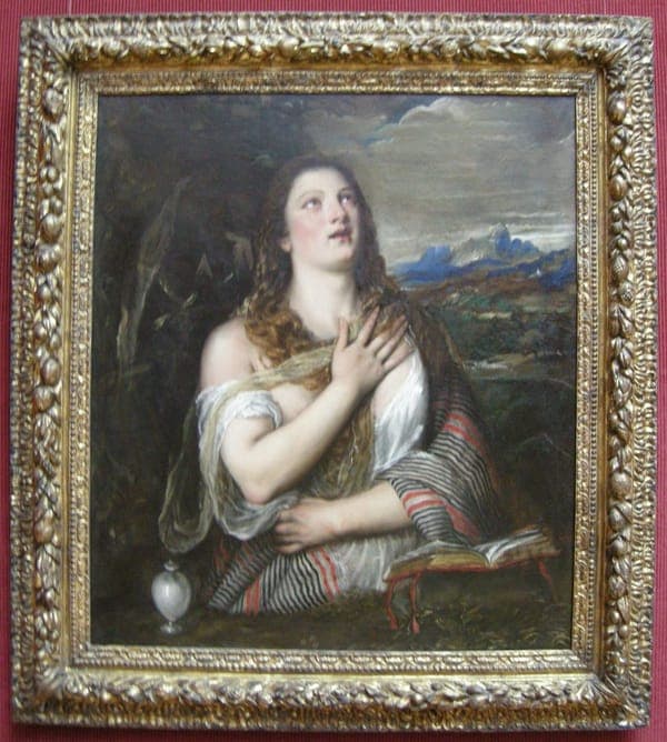 Tiziano, maddalena penitente, 1560s