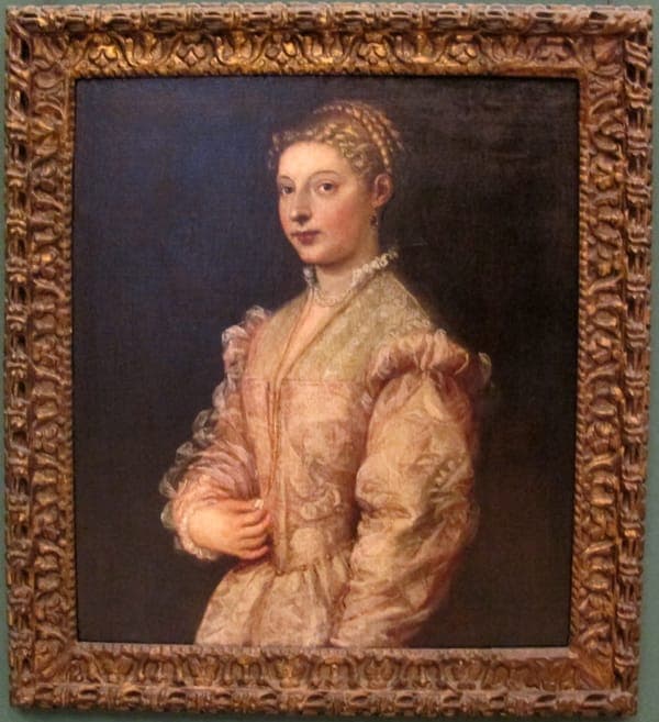 Tiziano, ritratto di giovane donna, Q135