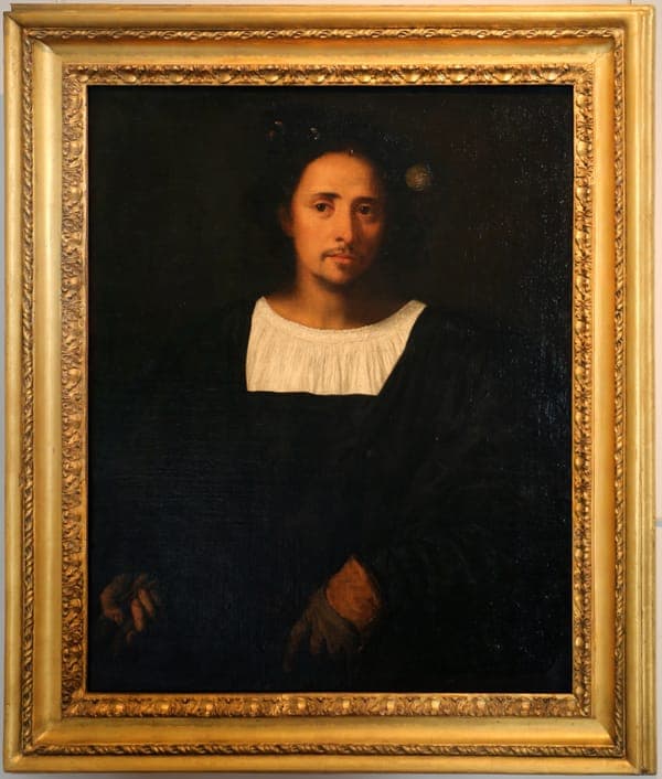 Tiziano, ritratto virile detto uomo col guanto