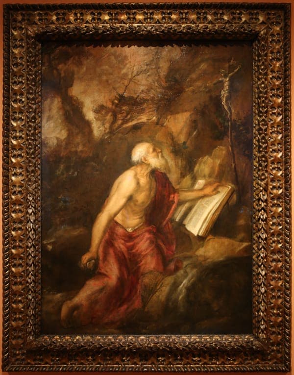 Tiziano, san girolamo penitente, 1575 ca