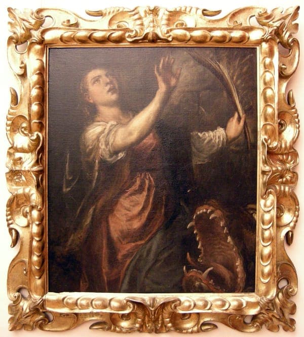Tiziano, santa margherita, 1565-70 ca