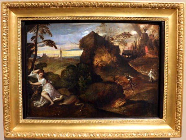 Tiziano vecellio, orfeo ed euridice, 1510 circa 01