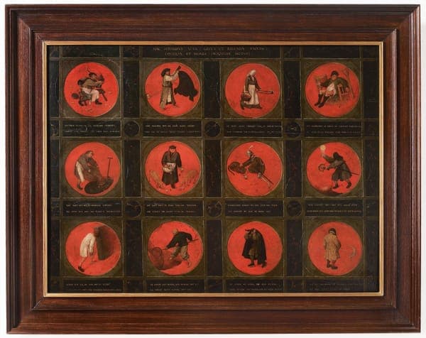 Twelve Proverbs by Bruegel