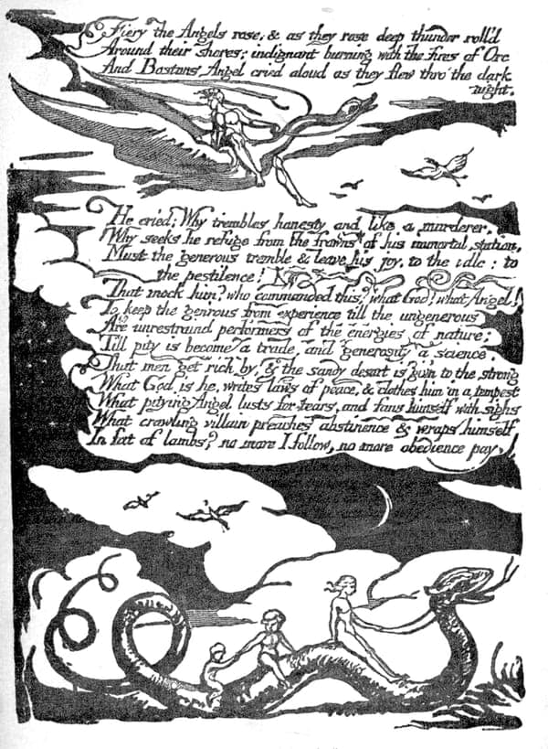 William Blake, painter and poet (page 48 facing)