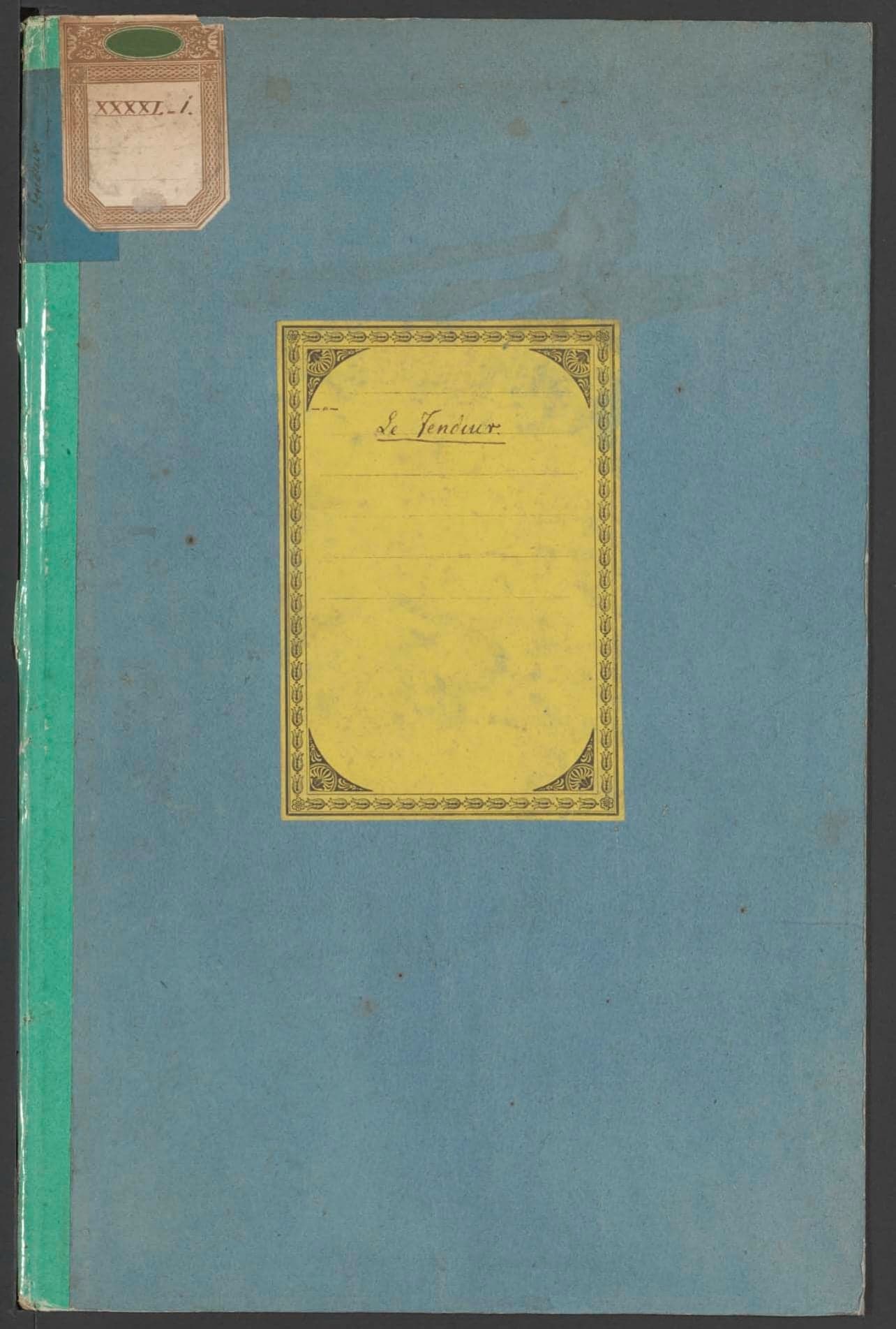 Histoire et catéchisme du grade de Fendeur. 1765