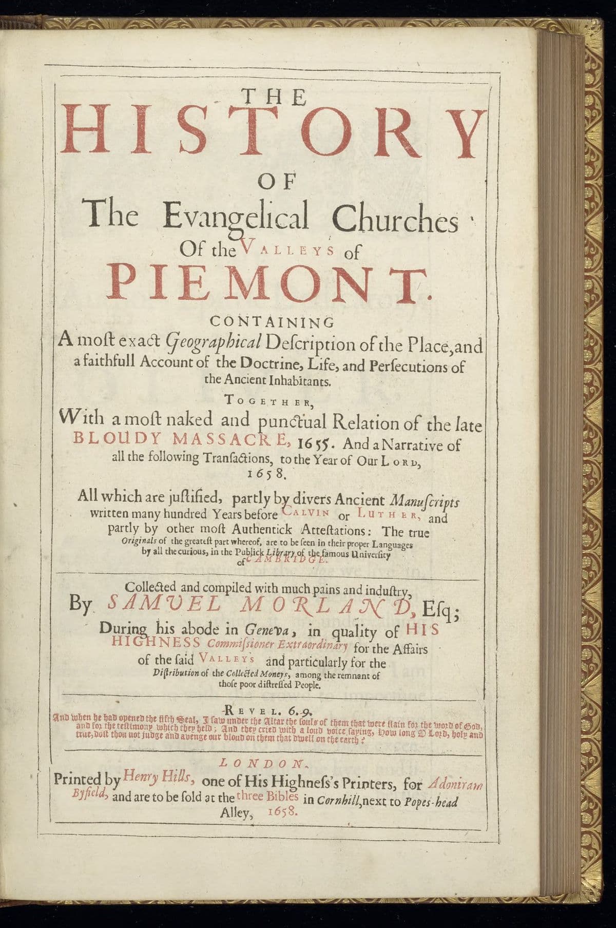 The history of the Evangelical churches of the Valleys of Piemont