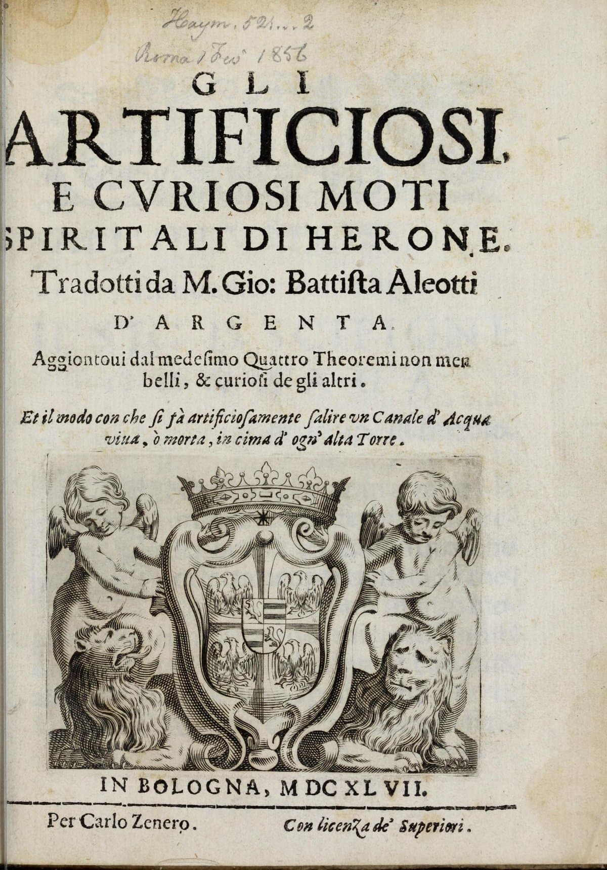 The Ingenious and Curious Spiritual Motions