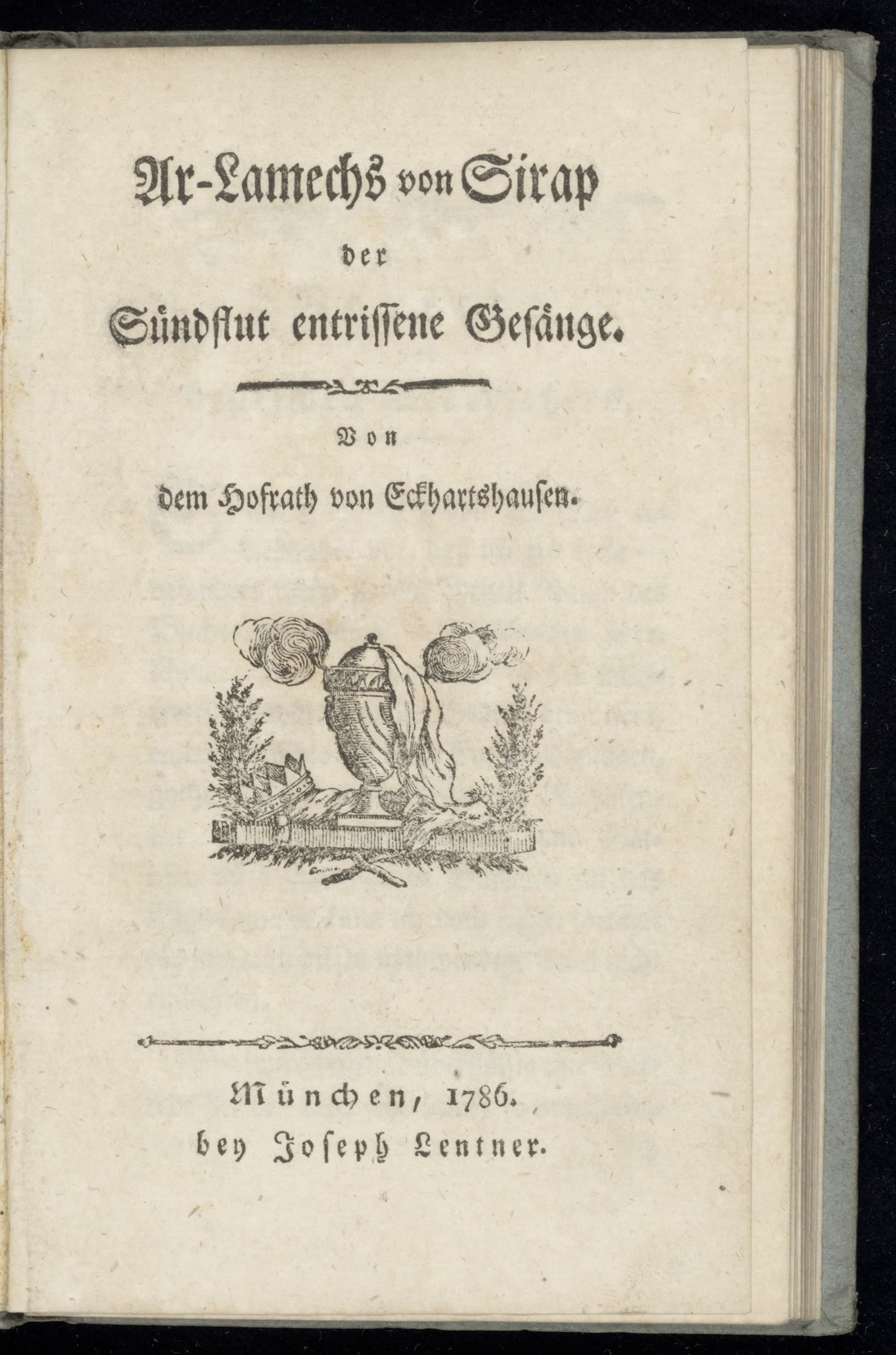 Ar-Lamechs von Sirap der Suendflut entrissene Gesaenge