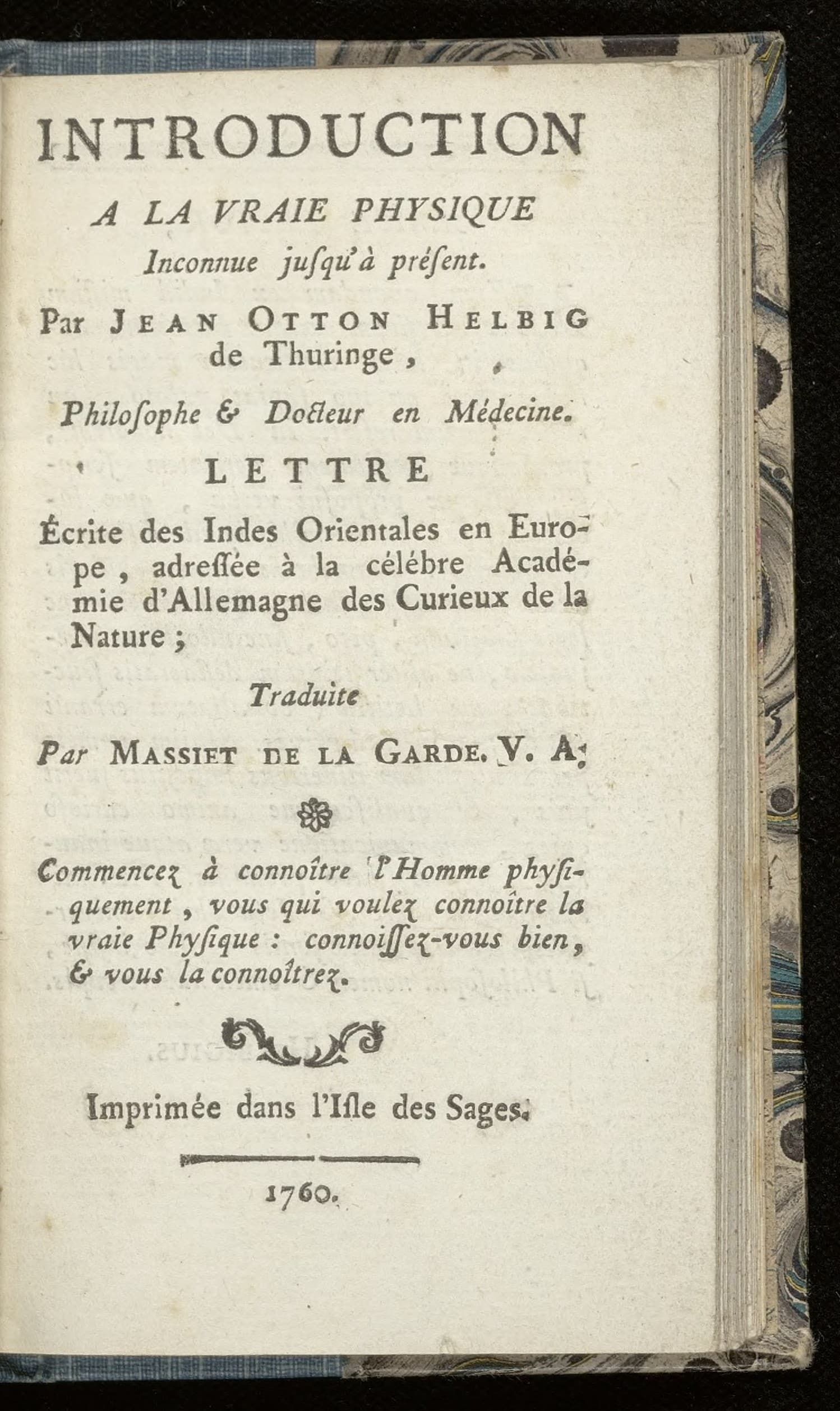 Introduction à la vraie physique