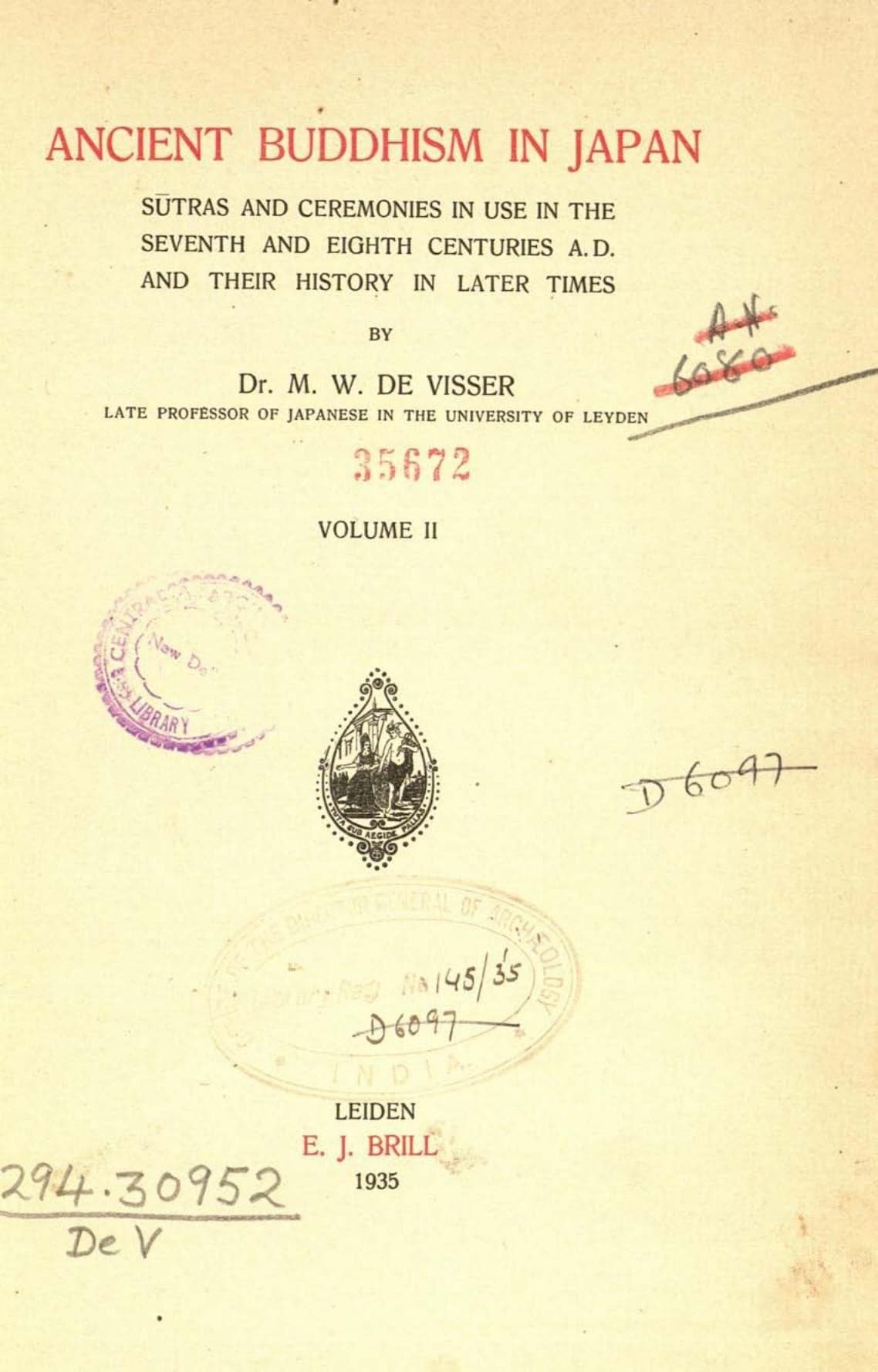 Ancient Buddhism in Japan, Vol. 2