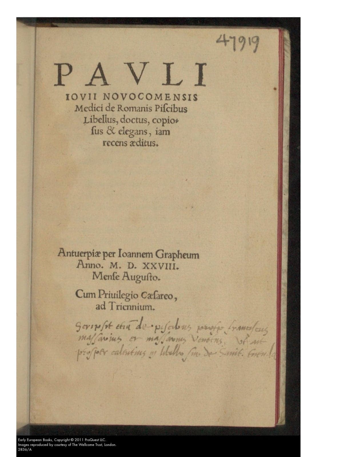 A Little Book on Roman Fishes