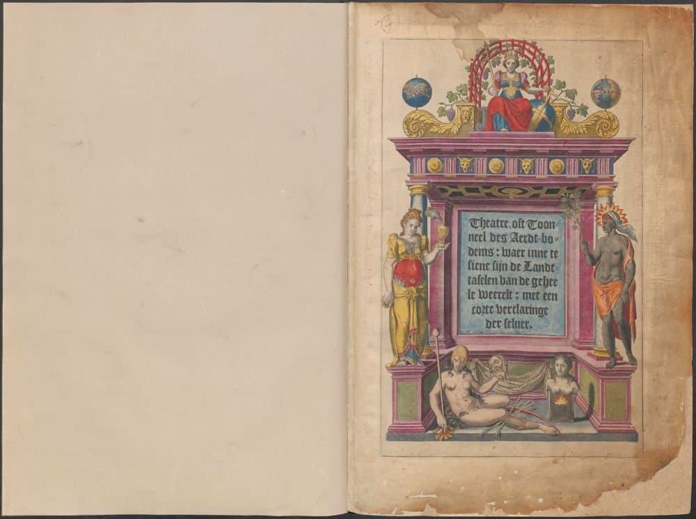 Abraham Ortelius — Theatrum orbis terrarum (Dutch edition) (1584)