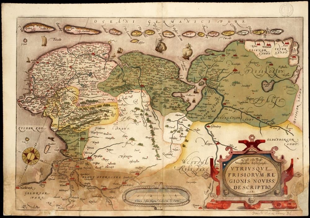 
              Oost ende West Vrieslandts beschrijvinghe =
              @Utriusque Frisiorum regionis noviss. descripti...
        