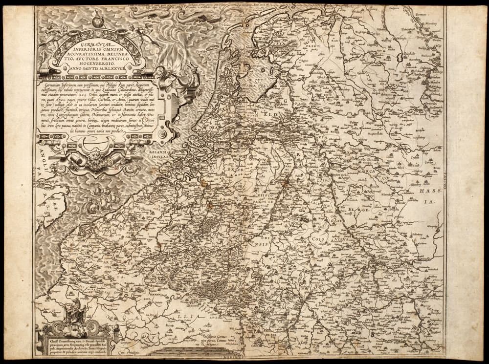 
              Germaniae Inferioris omnium accuratissima delineatio /
              auctore Francisco Hogenbergio ; anno...
        