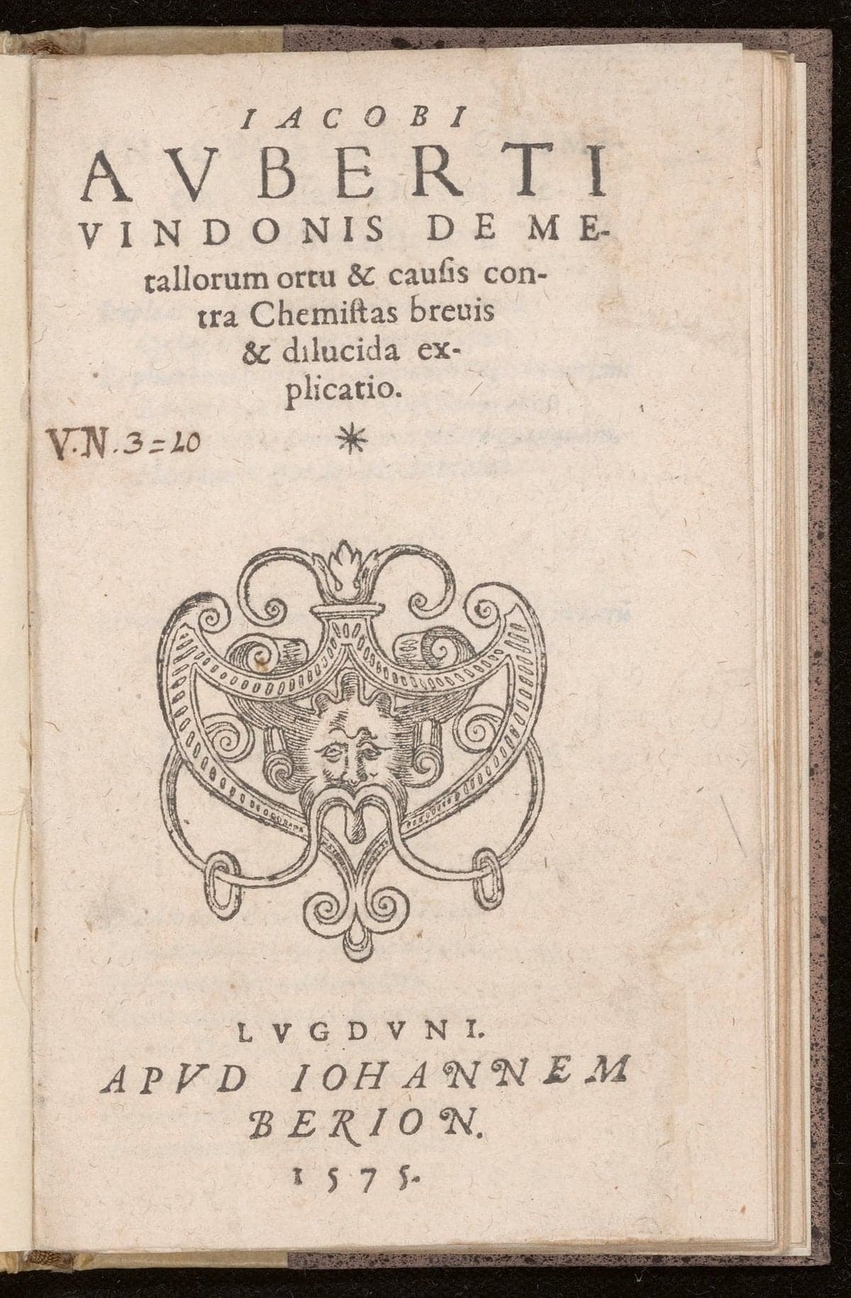 De metallorum ortu & causis