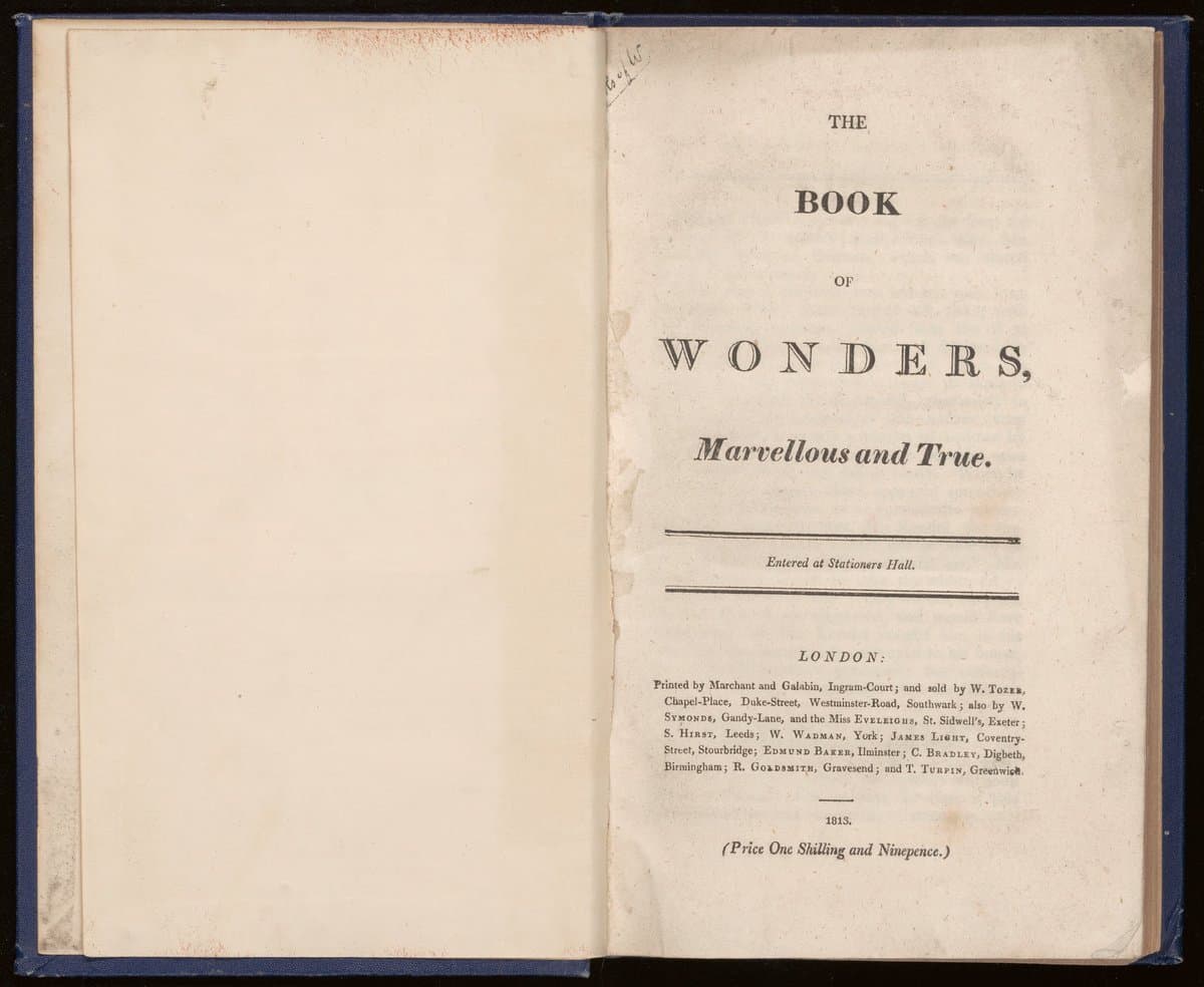 The book of wonders