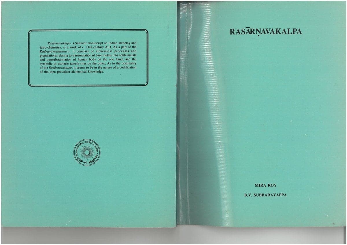 Rasārṇavakalpa (English critical edition)