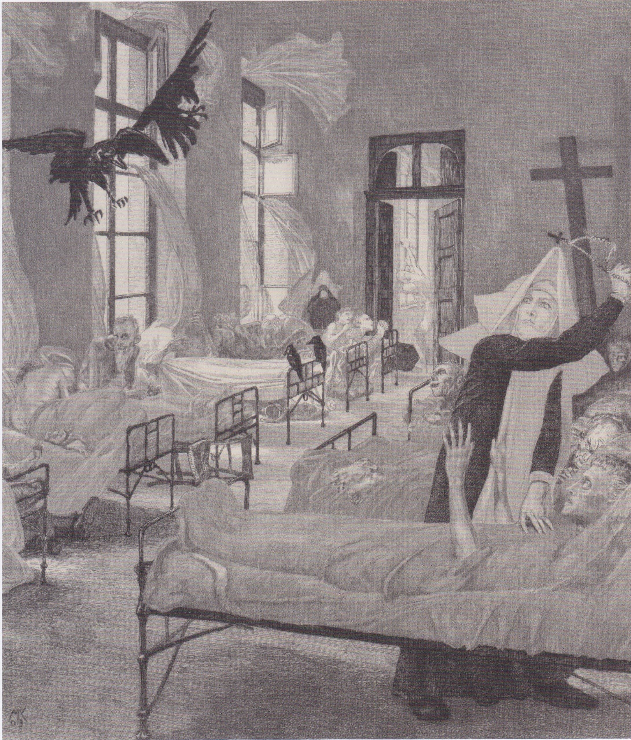 From the Cycle "On Death Part II": Plague (Opus XIII: Plate 5/12)