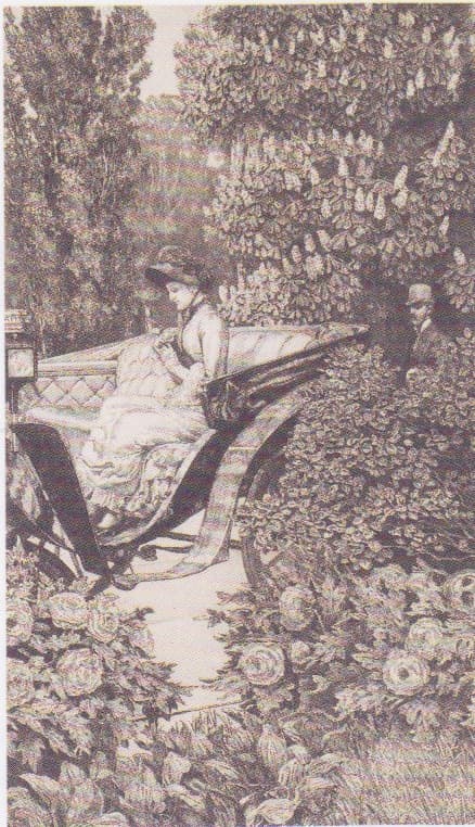 From the Cycle "A Love" First Encounter  (Opus X: Plate 2/10)