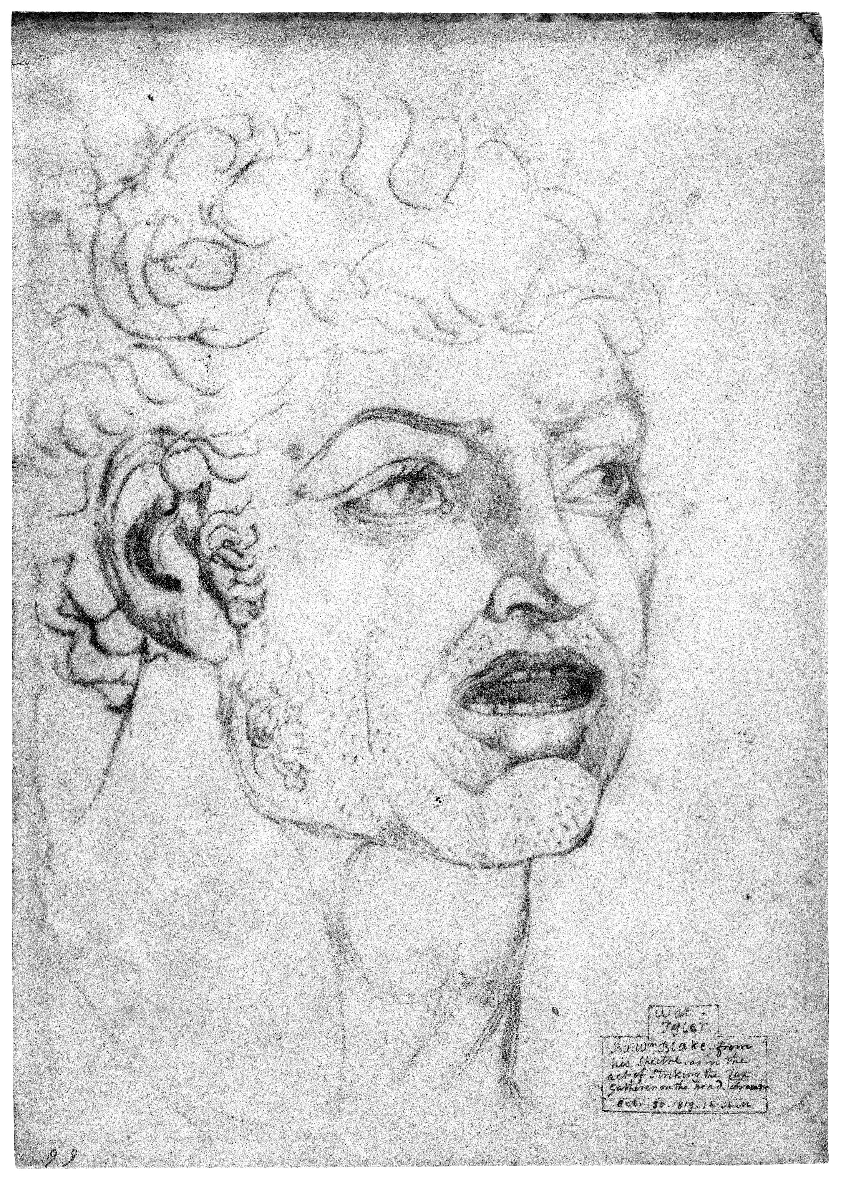 William Blake Wat Tyler-bw