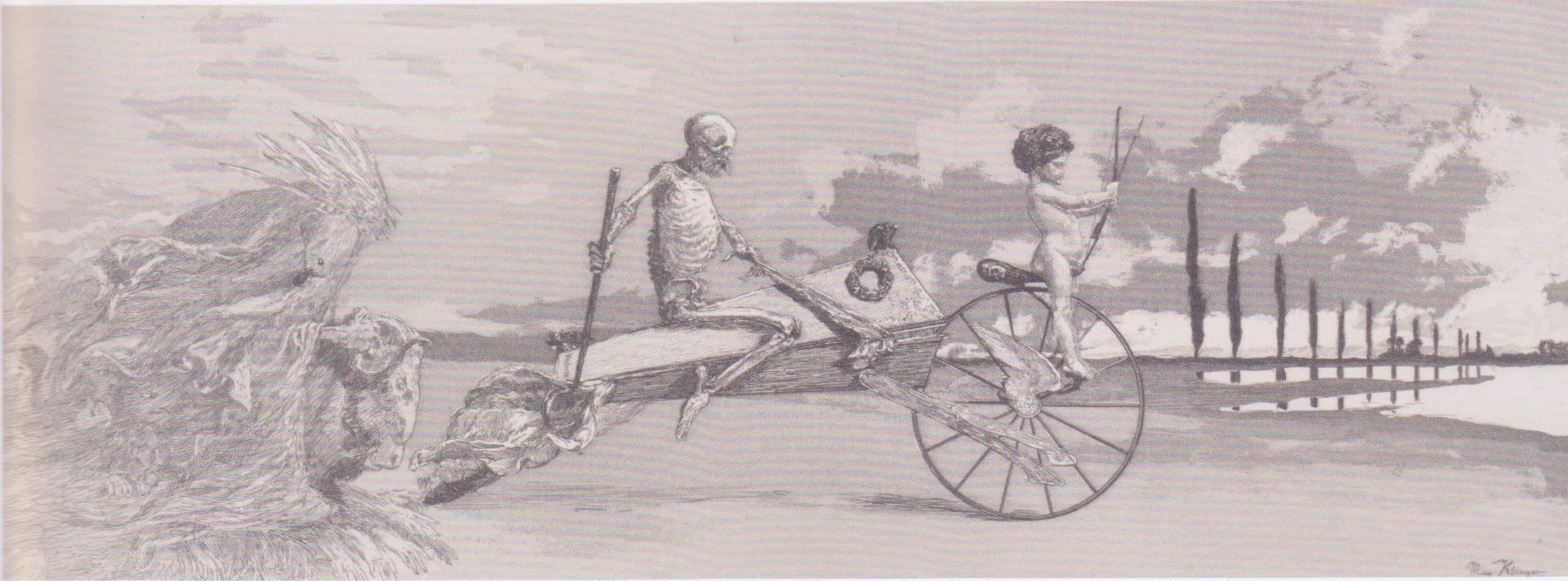 From the Cycle "Intermezzos" Cupid, Death and the Beyond  (Opus IV: Plate 12/12)