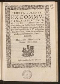 Ex communi clariss. et consultiss. iuris professorum ordinis, in inclyta Basiliensium Academia decreto, subsequentes (de feudis) theses