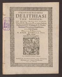 Propositiones de lithiasi tōn nephrōn