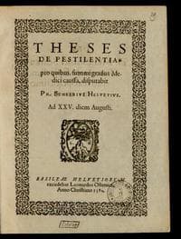 Theses de pestilentia