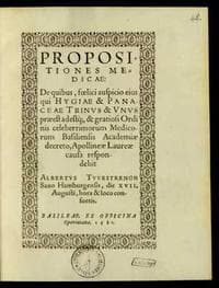 Propositiones medicae