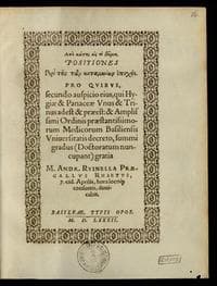 Apo kōpēs eis to bēma: Positiones Peri tēs tōn katamēniōn epochēs