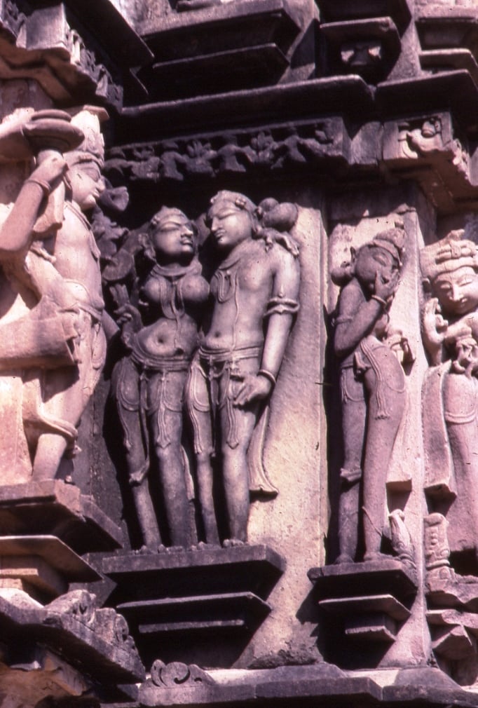 17. Khajuraho Devi Jagadambi mithuna apsara