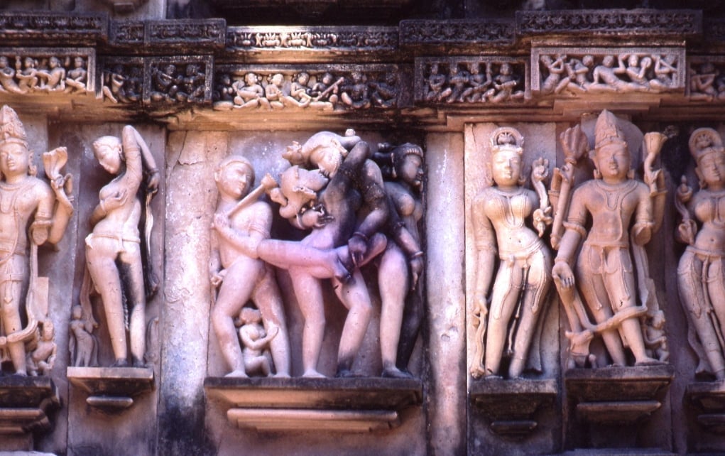 38.Khajuraho Laksmana south wall mithuna