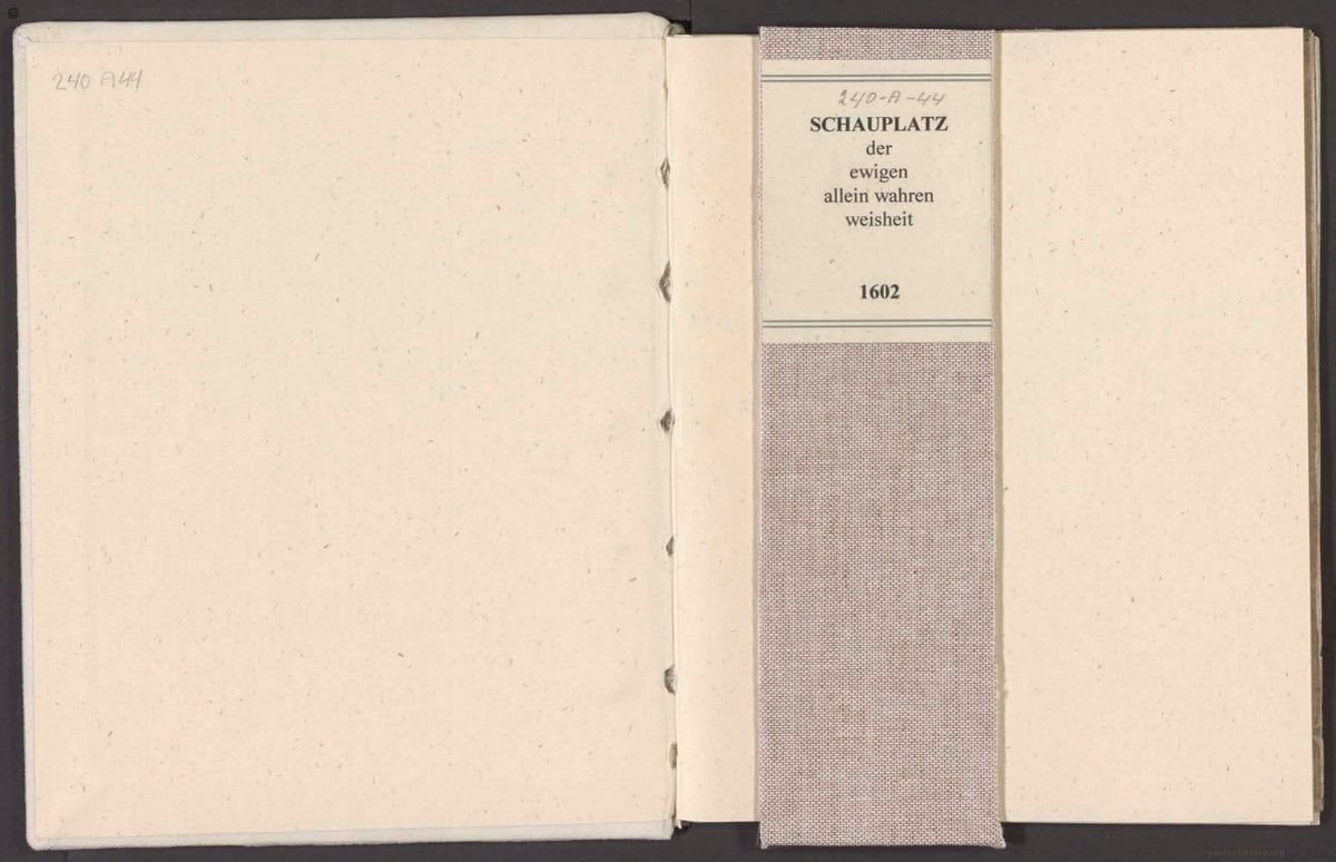 Amphitheatre of Eternal Wisdom (Schauplatz der ewigen allein wahren Weisheit)