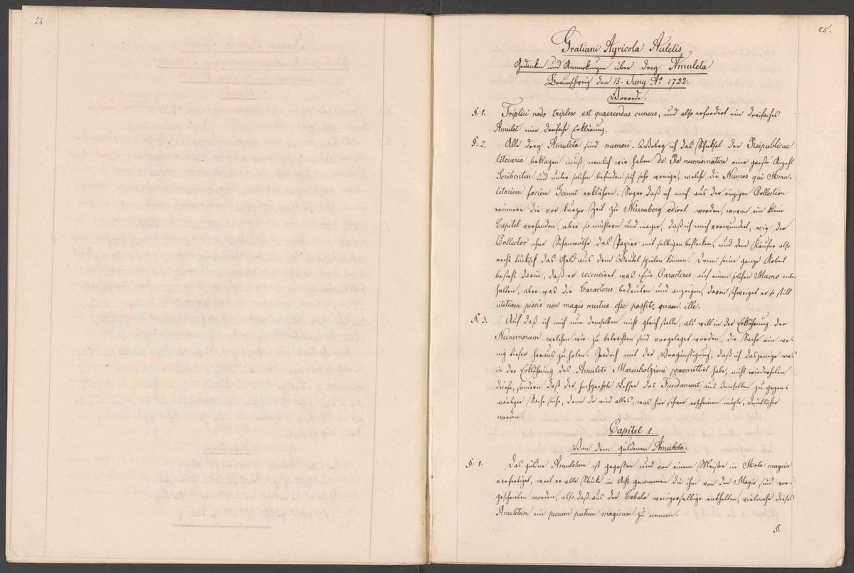 Thoughts on Three Amulets