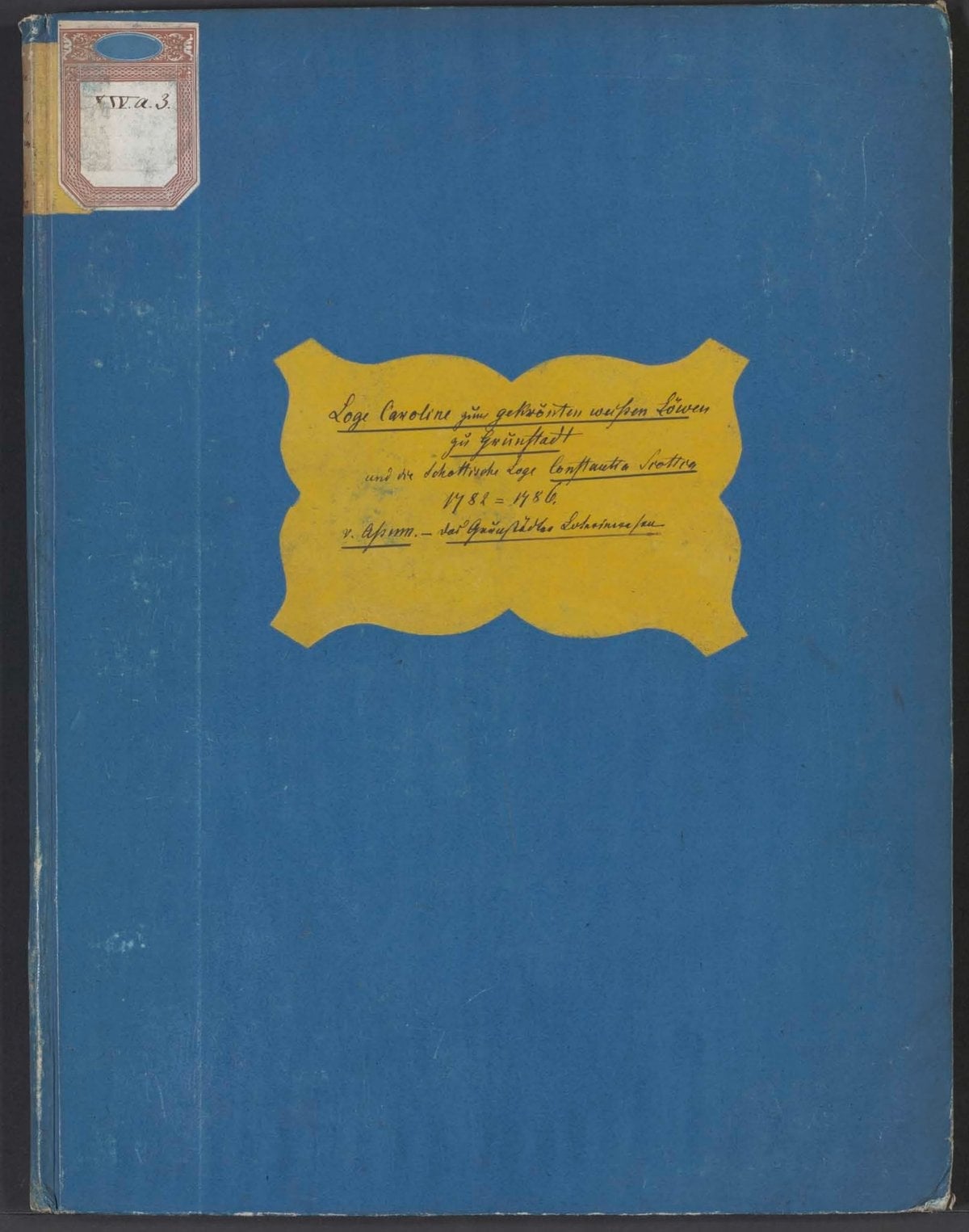 Lodge Carolina of the Crowned White Lion at Grünstadt