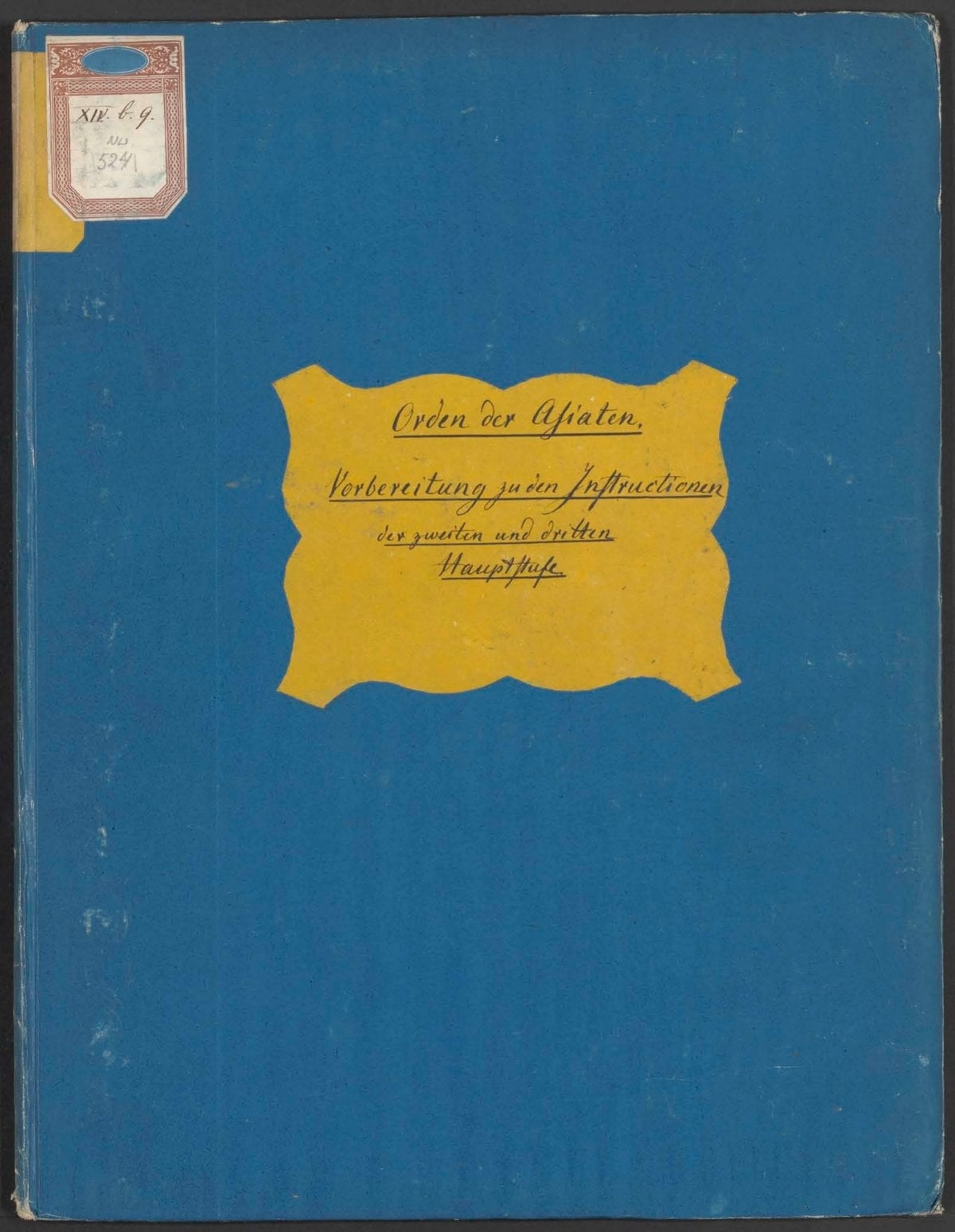 Preparation for the Instructions of the Second and Third Main Levels