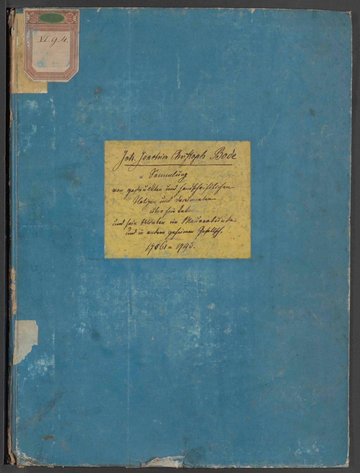 J.J.C. Bode: On His Life and Work as a Freemason and Illuminatus