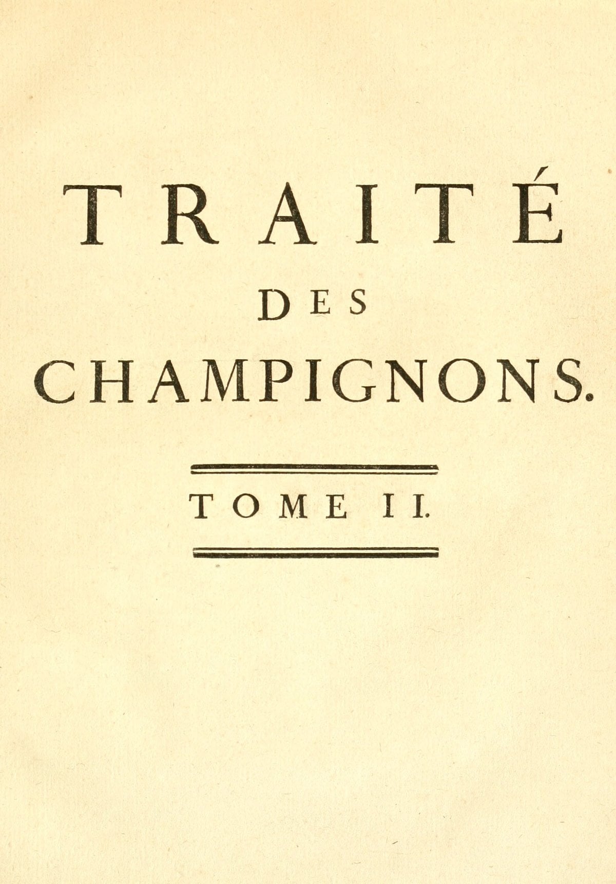 Treatise on Mushrooms