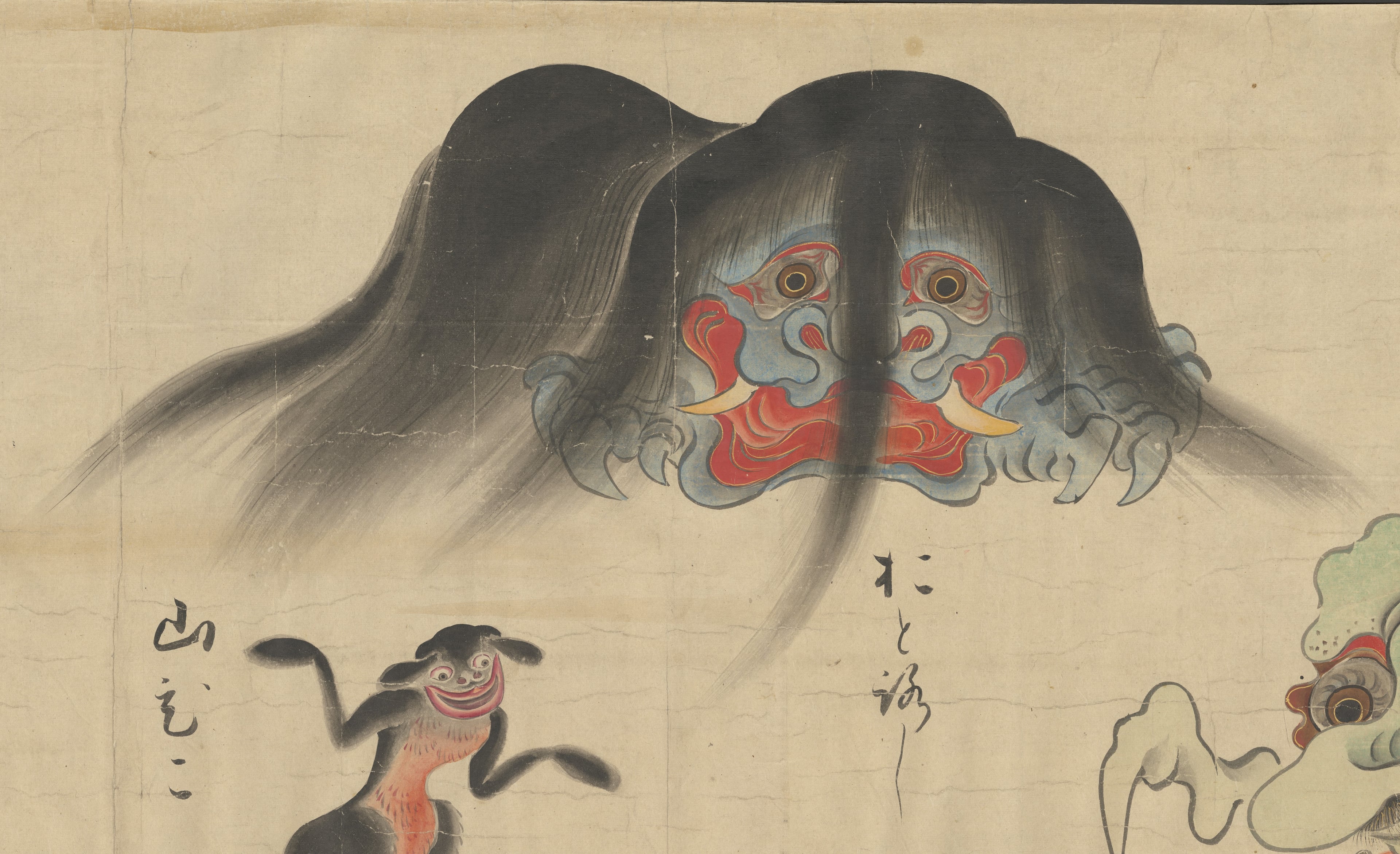 Otoroshi and Yamabiko from the Bakemono no e Scroll