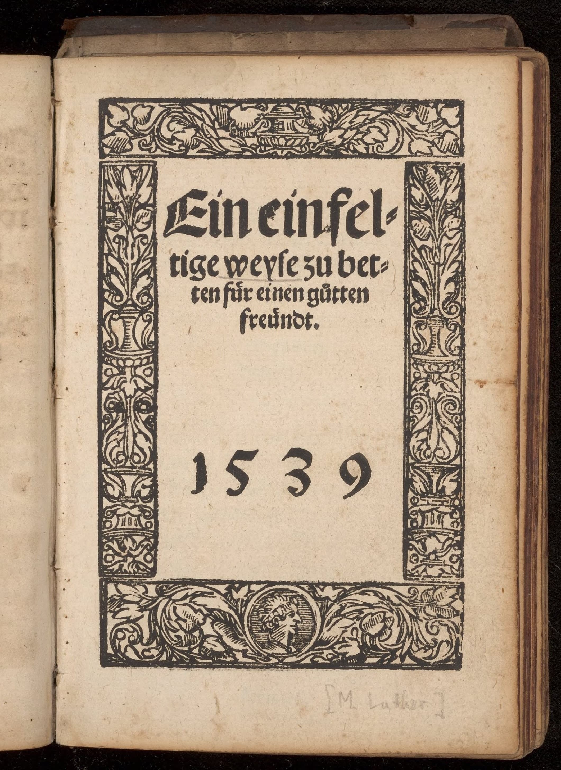 Ein einfeltige weyse zu betten für einen gutten freundt