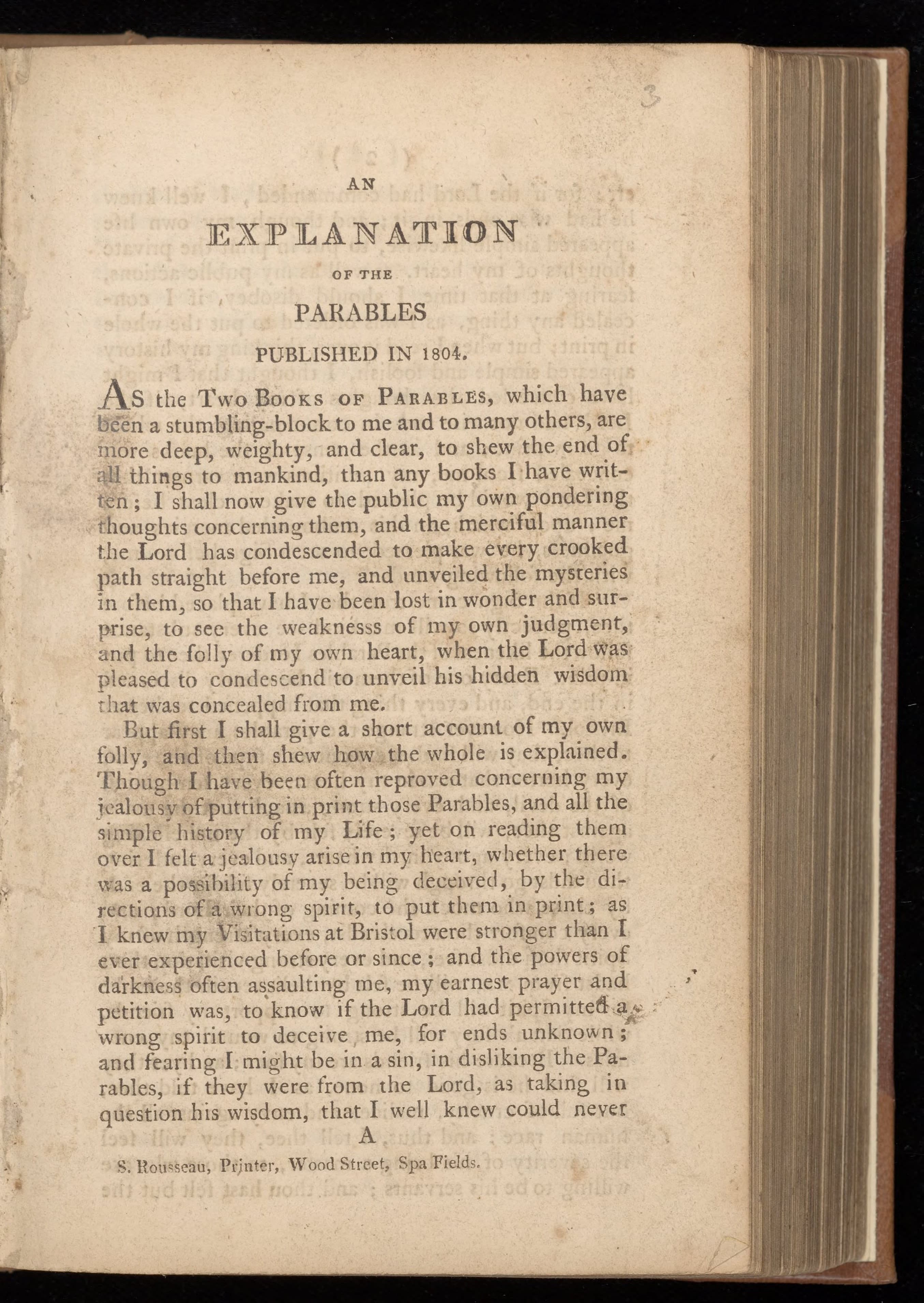 An explanation of the parables