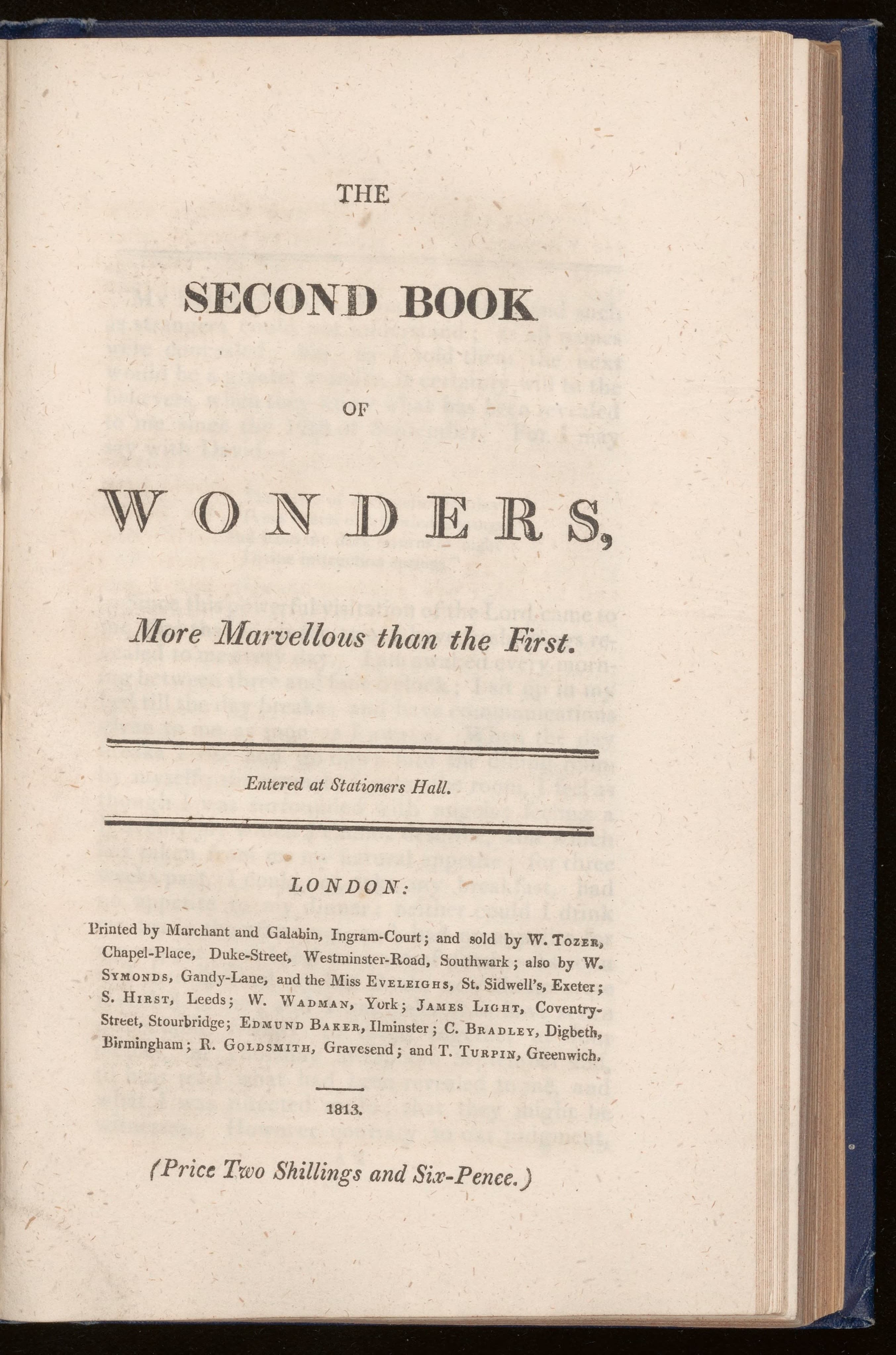 The second book of wonders
