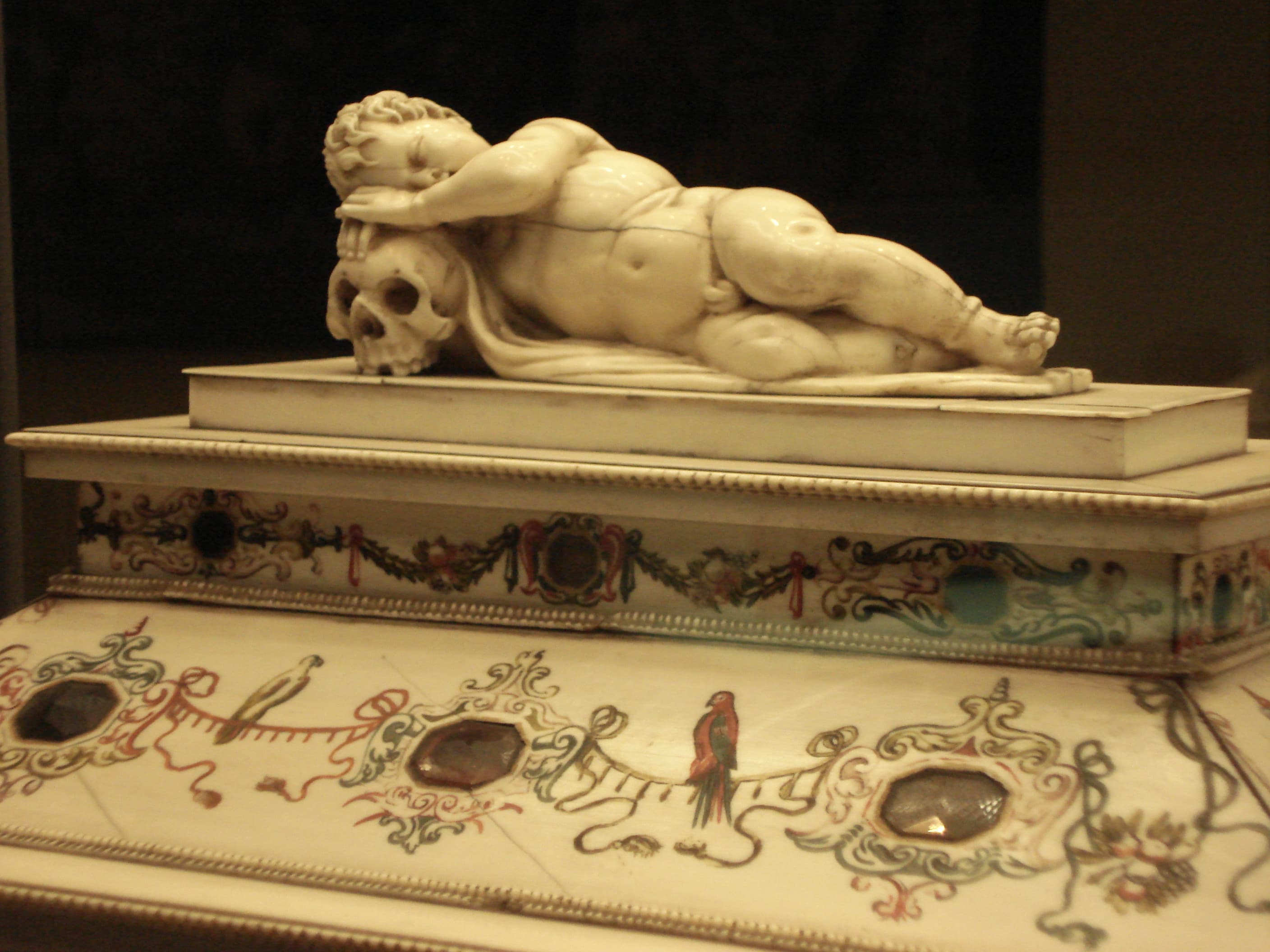 Milano - Castello sforzesco - Cofanetto tedesco avorio sec. XVI - sec. XVII - Foto Giovanni Dall'Orto - 6-1-2007 - 02