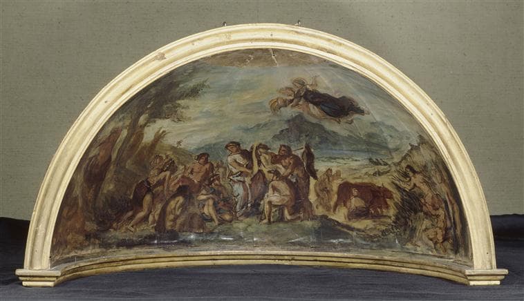 Orpheus Bringing Civilization to Barbarians