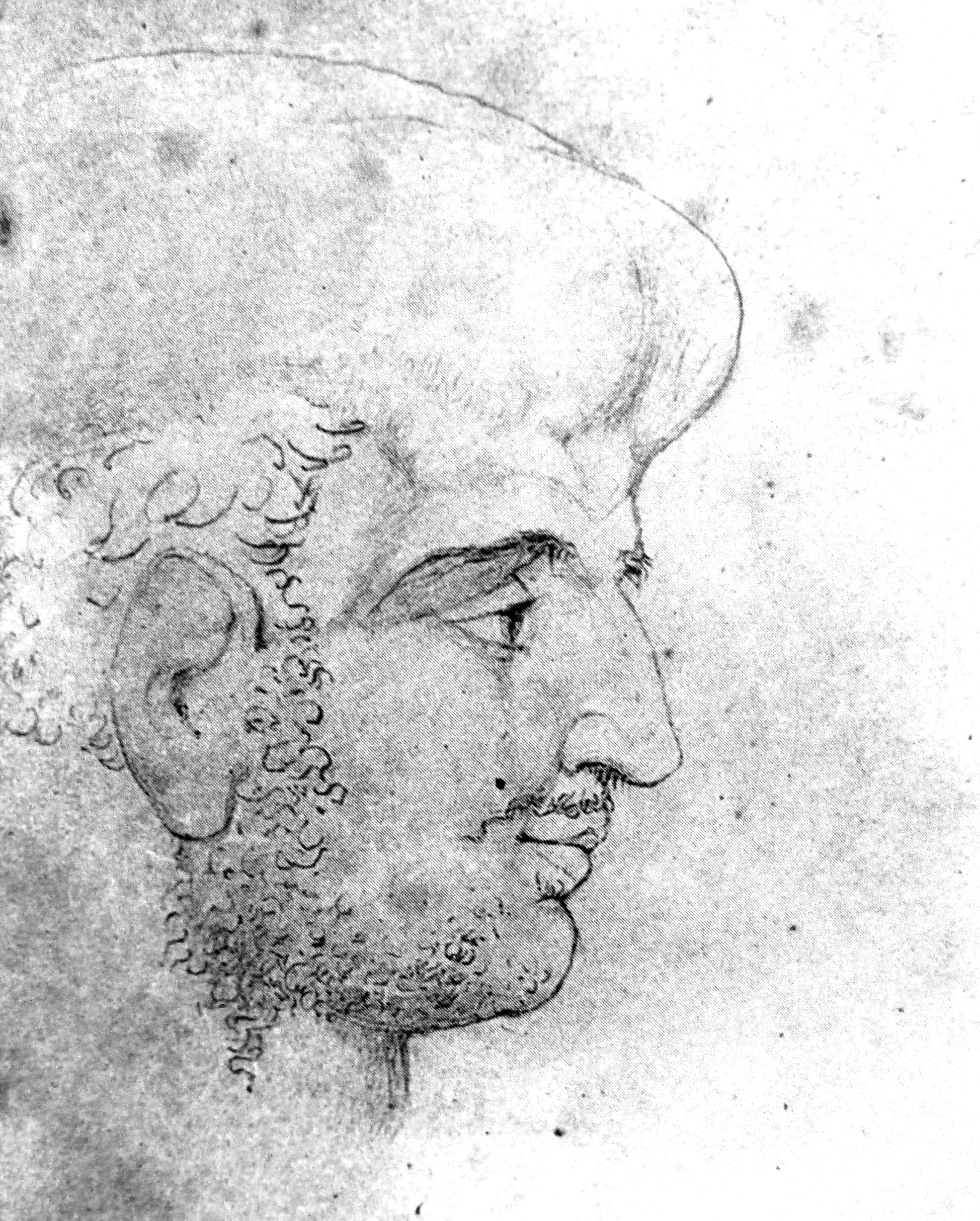 William Blake, Visionary Head of Edward III c 1819 242 x 205