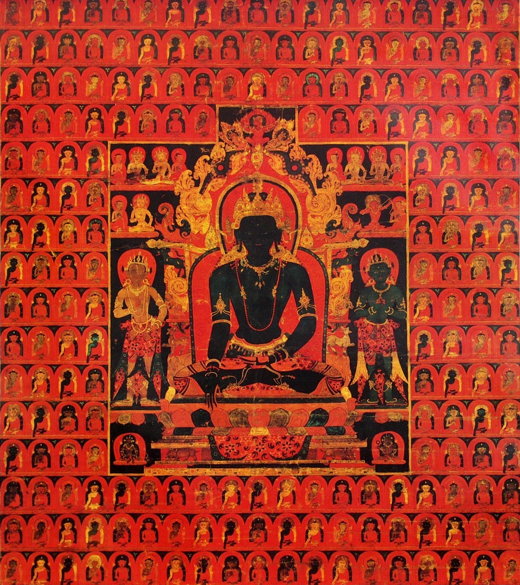The Dhyani Buddha Akshobhya
